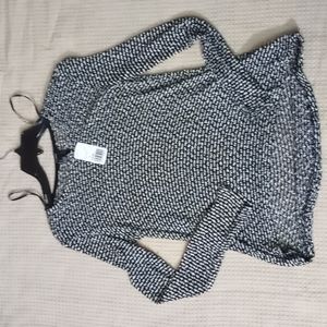 Forever21 Knit top black/ivory